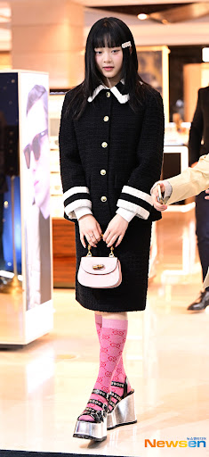 Hanni of NewJeans in Gucci